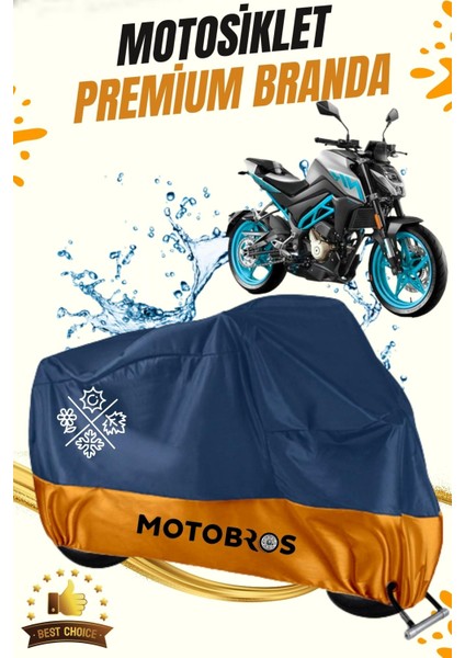 Motosiklet Cf Nk 250 Lüx Premium Paraşüt Kumaşı Branda Su Geçirmez Ömürlük Kullanım