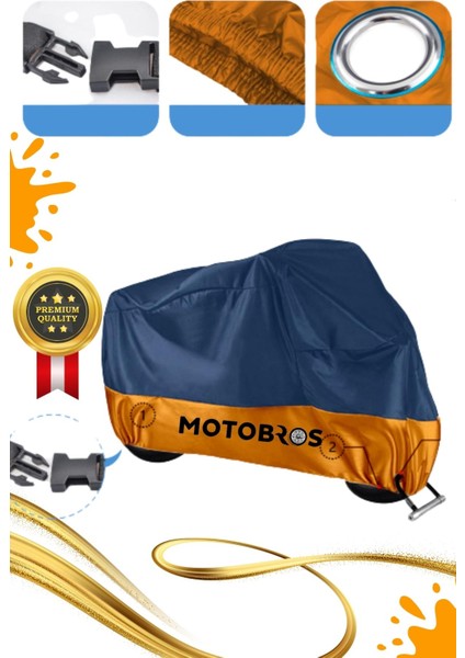 Motosiklet Cf Nk 250 Lüx Premium Paraşüt Kumaşı Branda Su Geçirmez Ömürlük Kullanım