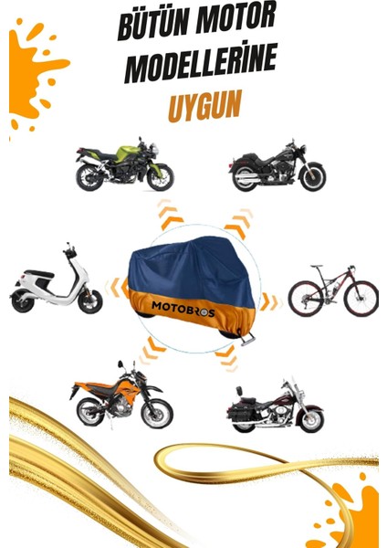 Motosiklet Cf Nk 250 Lüx Premium Paraşüt Kumaşı Branda Su Geçirmez Ömürlük Kullanım