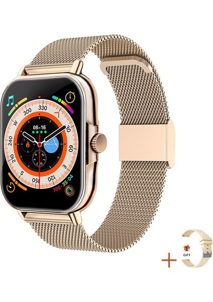 Akıllı Saatler Bluetooth Çağrı Sıcaklık Ölçme Sağlık İzleme Spor Saat (Yurt Dışından)