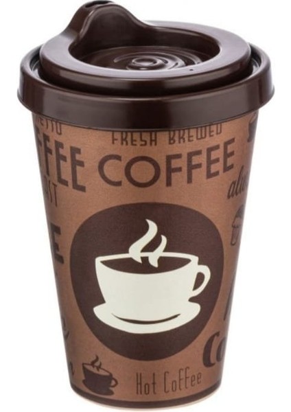 2 Adet Plastik Kahve Bardağı Coffee Cup