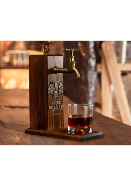 Kişiye Özel Kabartma Isimli Musluklu Doğal Ahşap Içki Standı, Home Bar, Viski Çeşmesi, Içecek Dispenseri, Ahşap Içecek Çeşmesi-21 fiyatları