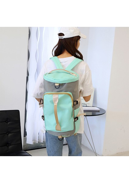 Unisex Mavi Önü Cepli Uzun Askılı Seyahat Fitnes ve Spor Çantası (Yurt Dışından) indirimleri