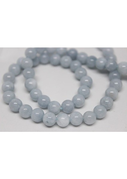 Akuamarin Taşı Yarım Dizi 6mm (18CM Uzunluğundadır) modelleri