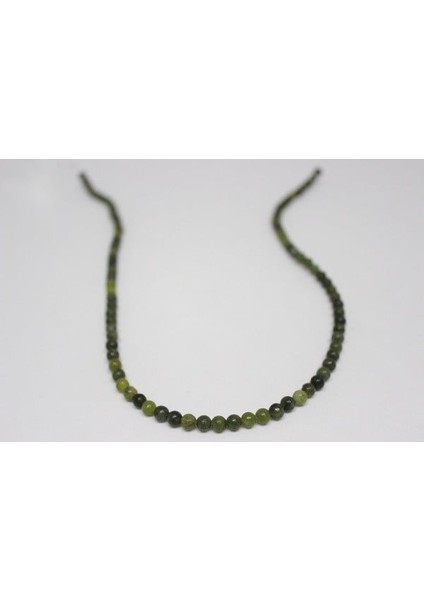 Yeşim Taşı Ela Quality Yarım Dizi 4mm (18CM Uzunluğundadır) fiyatları