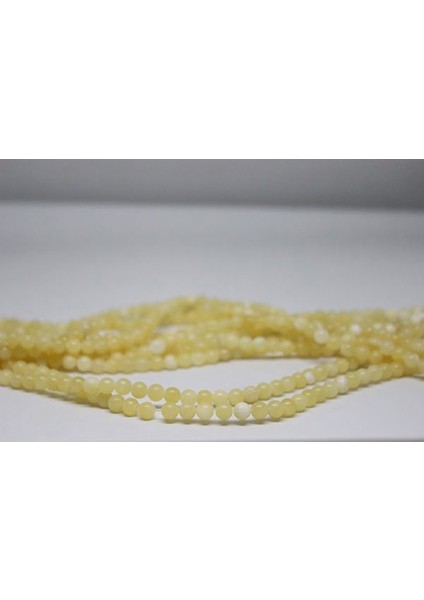 Kalsit Taşı Yarım Dizi 6mm (18CM Uzunluğundadır)