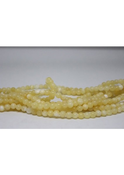 Kalsit Taşı Yarım Dizi 6mm (18CM Uzunluğundadır) fiyatları