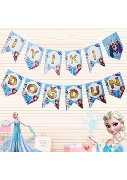 Hayaller Dükkanı Frozen Iyi Ki Doğdun Frozen Iyi Ki Doğdun Banner