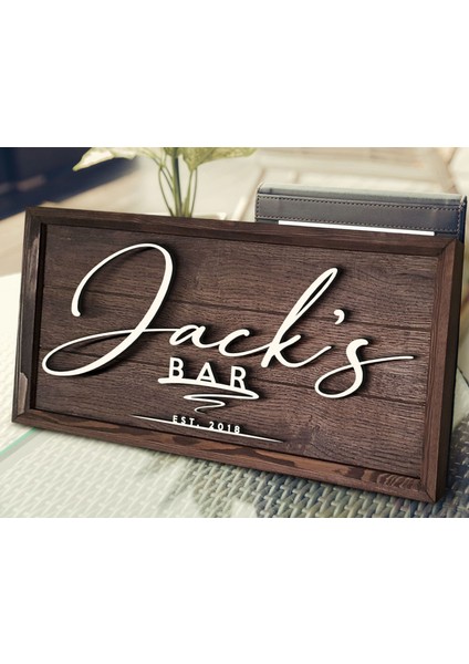 Özel Yapım Kabartma Figür Temalı Meşe Ağacı Ahşap Bar Tablosu, Ev Dekorasyonu, Duvar Dekoru, Bar Tablo-2