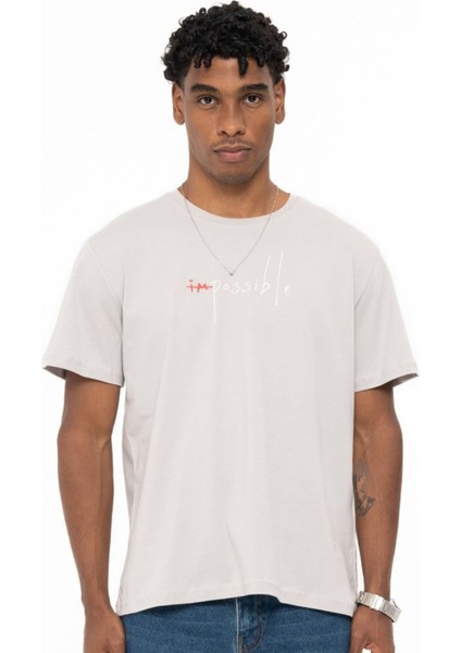 Impossıble T-Shırt Grey