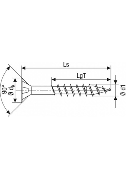 Evrensel Vida Sunta Vidası, 6 x 260 mm, 100 Adet, Yarım Dişli, Havşa Başlı, T-Star Plus T30, 4kesici Uçlu, Wırox Kaplama indirimleri