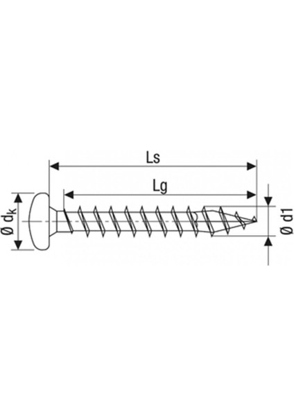 Evrensel Vida, Sunta Vidası 4 x 20 mm, 1.000 Adet, Tam Dişli, Yuvarlak Silindir Başlı, Yıldız Z2, 4kesici Uçlu, Wırox Kaplama indirimleri