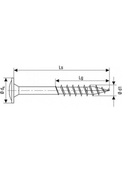 Hı.Force, 6 x 100 mm, 100 Adet, Yarım Dişli, Pul Başlı, T-Star Plus T30, 4kesici Uçlu, Wırox Kaplama