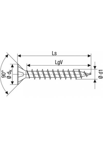Evrensel Vida Sunta Vidası, 6 x 70 mm, 200 Adet, Tam Dişli, Havşa Başlı, T-Star Plus T30, 4kesici Uçlu, Wırox Kaplama fırsatları