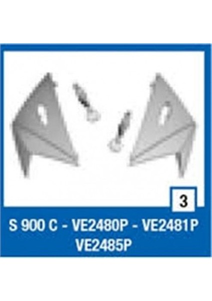 S900C Tepe Havalandırma Siyah VE2480P