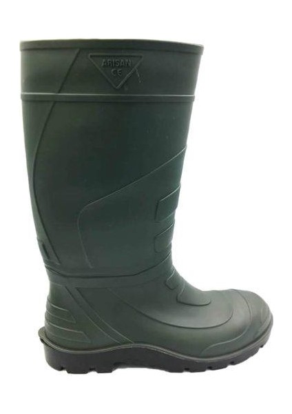 Çelik Burunlu Çelik Tabanlı İş Güvenlik Çizmesi Arısan Marka Pvc Çizme S5 No:40