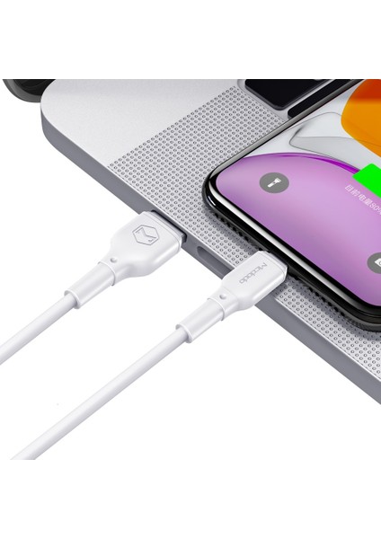 CA-7270 Lightning Hızlı Şarj-Data Kablosu 3A 1.2m-Beyaz fırsatları