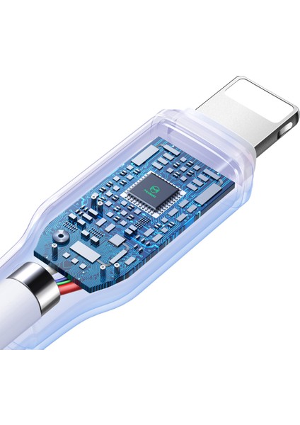 CA-7270 Lightning Hızlı Şarj-Data Kablosu 3A 1.2m-Beyaz indirimleri