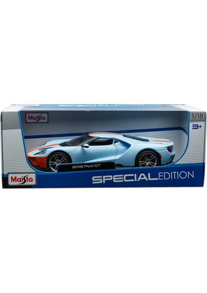 1/18 2019 Ford Gt Model Araba - Açık Mavi indirimleri