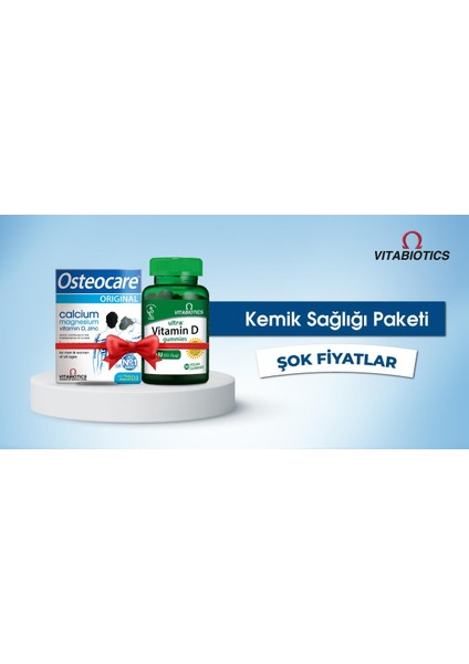 (30 Tablet) + Ultra Vitamin D Gummies - Kemik Paketi modelleri