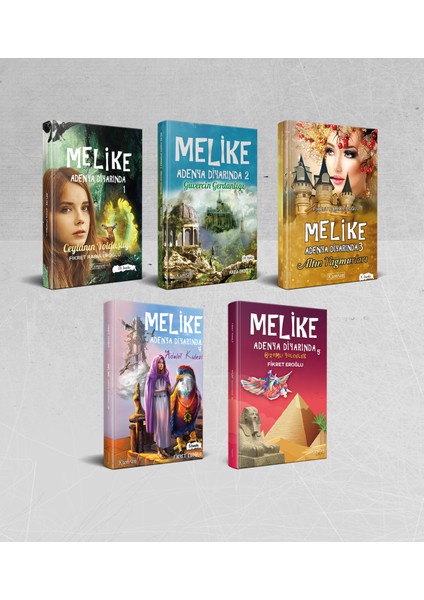 Melike Adenya Diyarında Kitap Seti ( 5 Kitap) - Fikret Eroğlu