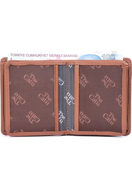Camel Bozuk Para Girişli Deri Erkek Cüzdanı