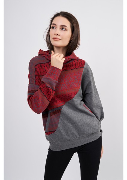 Thecatu Tasarim Unisex Kapşonlu Sweat Shirt 001