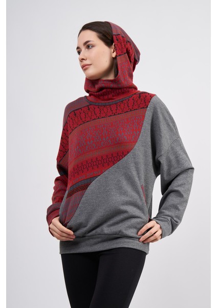 Thecatu Tasarim Unisex Kapşonlu Sweat Shirt 001 modelleri