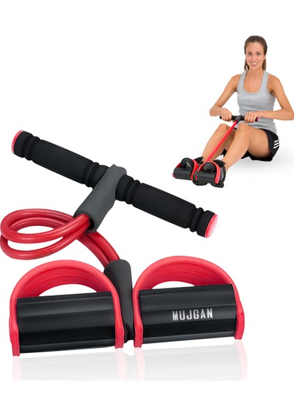 Body Trimmer Egzersiz Spor Aleti Kırmızı