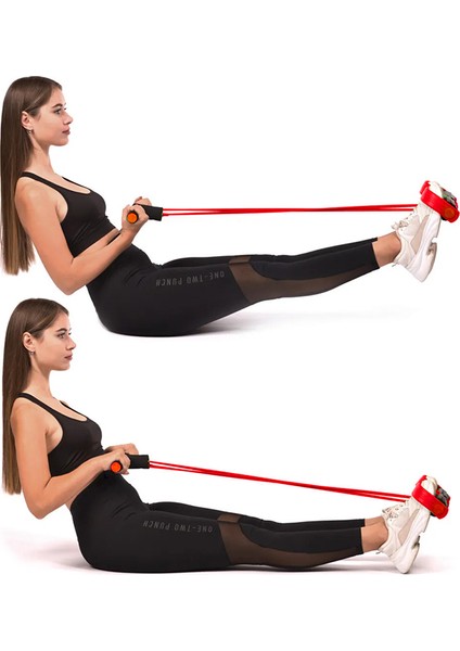 Body Trimmer Egzersiz Spor Aleti Kırmızı