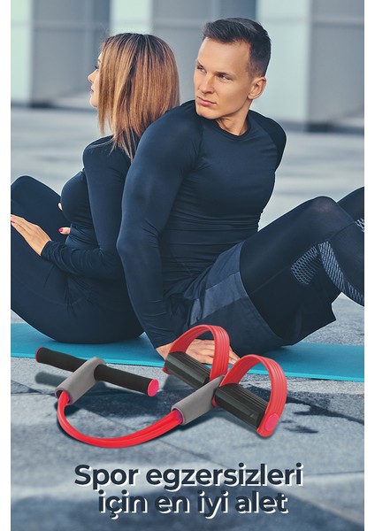 Body Trimmer Egzersiz Spor Aleti Kırmızı