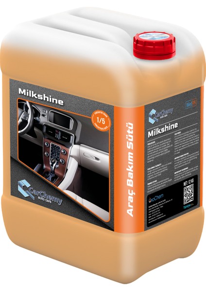 Milkshine Araç Bakım Sütü 12KG 1/5 Konsantre