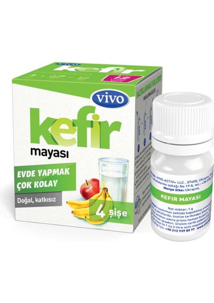 Kefir Mayası 4X1G