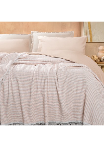 Bedding Nesta Tek Kişilik Yatak Örtüsü - Blush