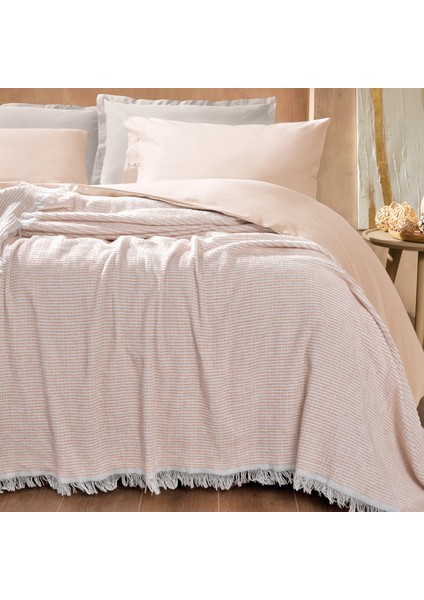 Bedding Nesta Tek Kişilik Yatak Örtüsü - Blush