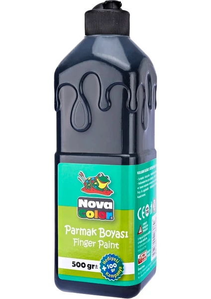 Nova Color Nc-375 Parmak Boyası 500 Gr Siyah