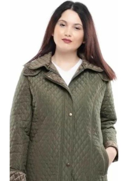 Reva Kapüşonlu Kapitone Kışlık Büyük Beden Kadın Mont10 indirimleri