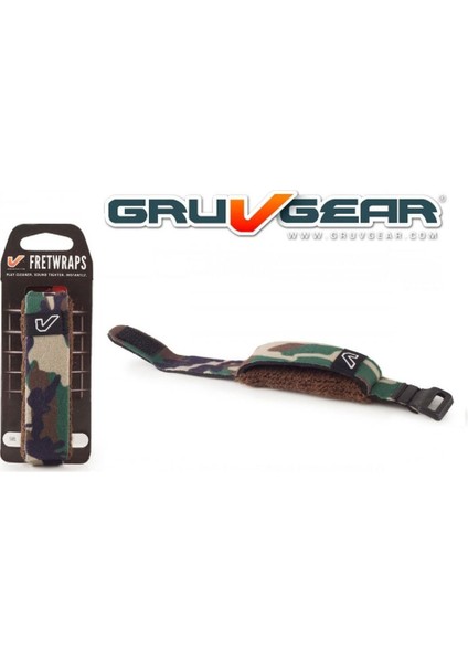 Gruv Gear Fretwrap - Camo Yeşil - Small