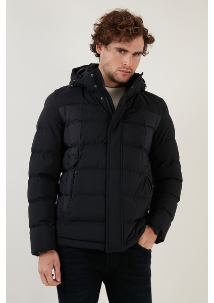 Suya Dayanıklı Kapüşonlu Regular Fit Mont Erkek Mont EXK22531310 fiyatları