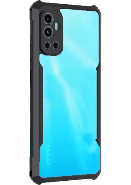 Infinix Hot 12 ile Uyumlu Airbag Serisi Darbeye Dayanıklı Köşe Korumalı Tpu Kılıf - AL3370