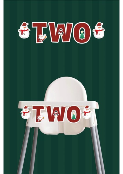 Kış Konseptli Two Banner * Doğum Günü