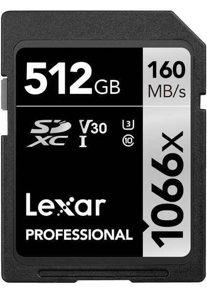 Professional 512 GB 1066X Sdxc Hafıza Kartı