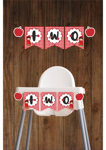 Kırmızı Başlıklı Kız Konseptli Two Banner