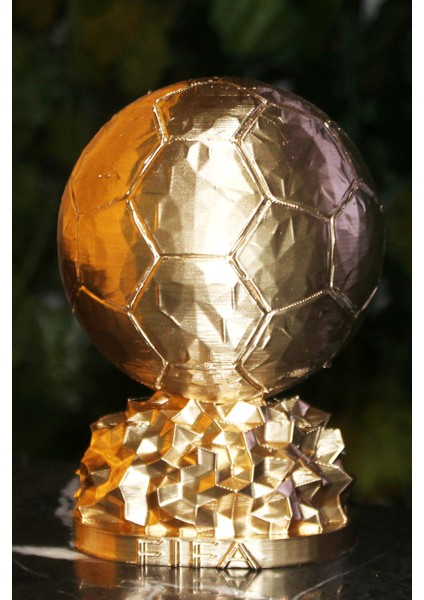 Fıfa Ballon D'or Maketi Orjinal Gold Kaplama 25 cm