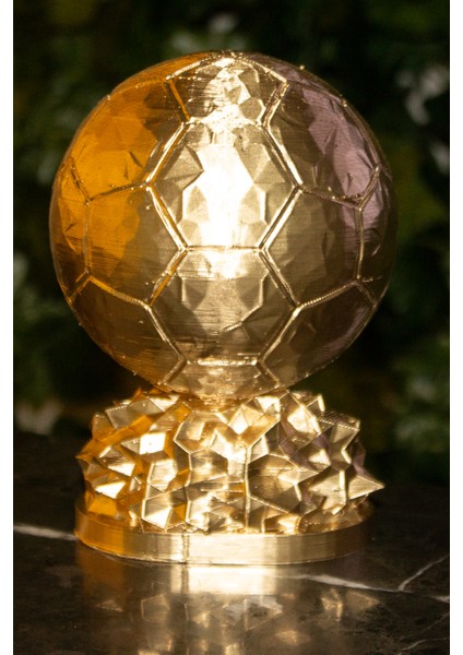 Fıfa Ballon D'or Maketi Orjinal Gold Kaplama 25 cm