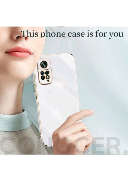 Xiaomi Redmi Note 11 Pro Kılıf Kamera Korumalı Parlak Gold Kenarlı Yumuşak Silikon Kapak modelleri