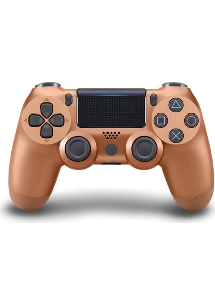 Kablosuz Pc ve Ps4 Uyumlu Oyun Kolu Joystick Gamepad Dualshock Yeni Nesil V2 Bronz