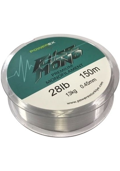 Pulse 150M. 0,45MM. 13KG. Carbon Monofilament Misina