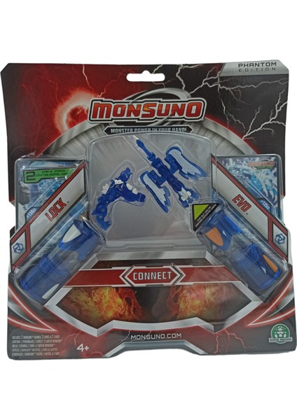 PopŞeker Monsuno Lock, Evo 2 Tüp 2 Kart 2 Figür Lisanslı Monsuno Oyuncakları