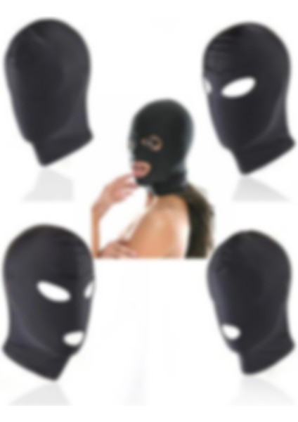 Lilitu Shop Lilitushop Fantezi Fetish Maske Spandex Siyah